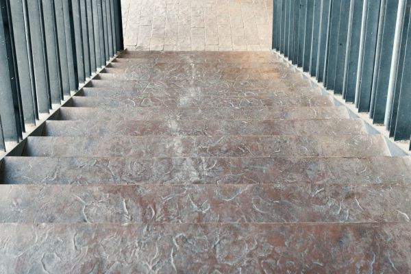 Cost of Concrete Stair Stamping in Avon