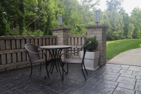 Cost of Stamped Cement Patio Service in Avon